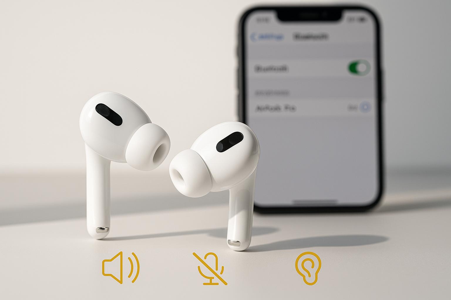 Onde encontrar fones de ouvido sem fio estilo AirPods com qualidade alta, conforto e preço justo para garantir a melhor experiência auditiva. (imagem gerada com inteligência artificial)
