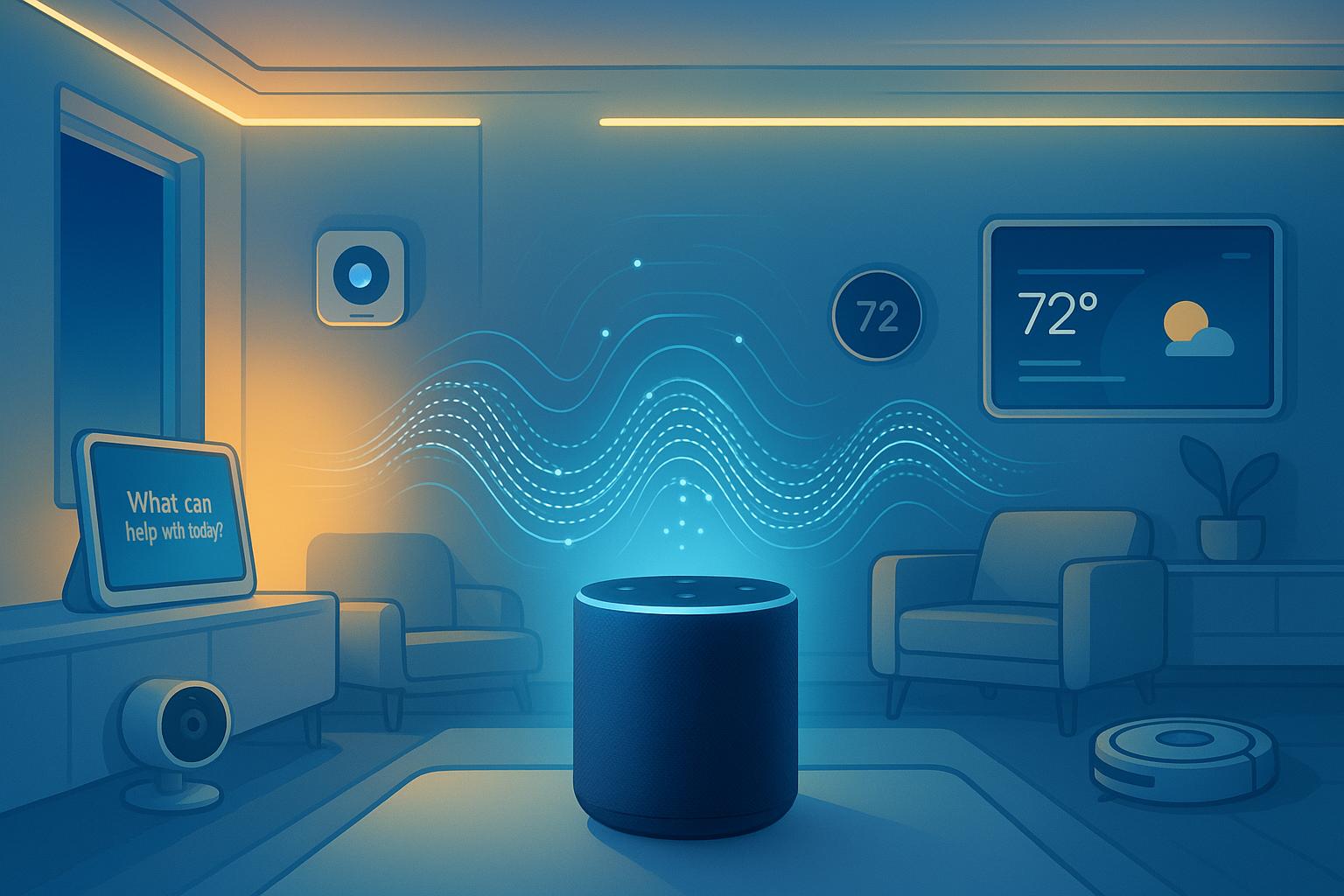 Por que ter uma Alexa em 2025: automação, IA e praticidade para transformar sua casa com tecnologia avançada, segurança e entretenimento personalizado. (imagem gerada com inteligência artificial)
