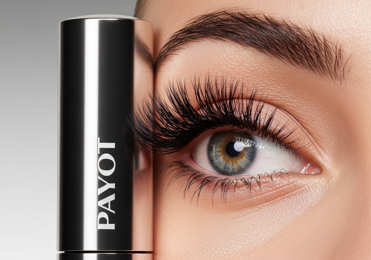 Descubra a Máscara Boca Rosa Meu Volumão By Payot: tecnologia tubo, curvatura definida, volume natural e alongamento. Disponível por R$25 na Shopee. (imagem gerada com inteligência artificial)