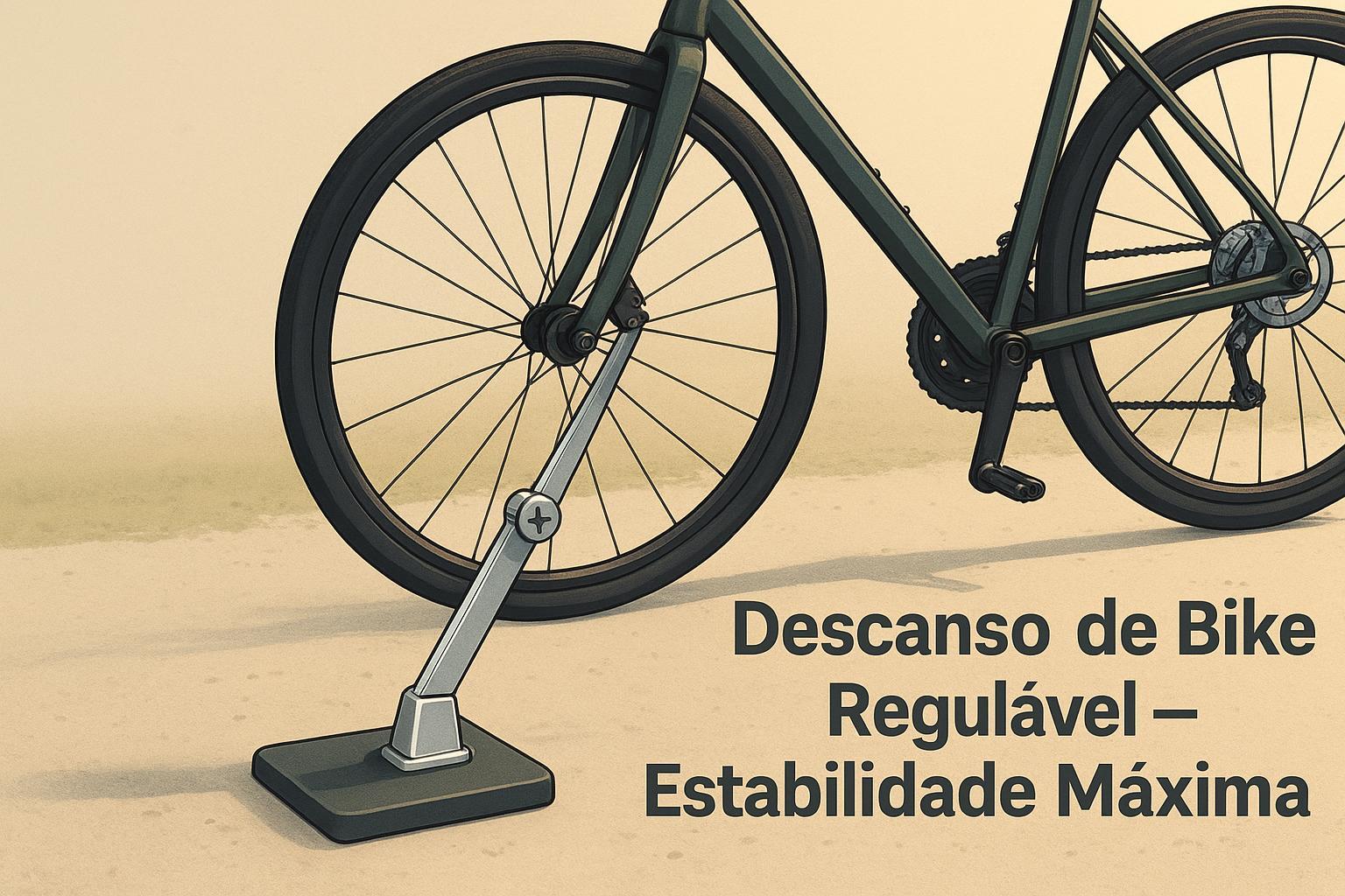 Descanso de Bike Regulável: Estabilidade p/ MTB e Speed Aro 24-29