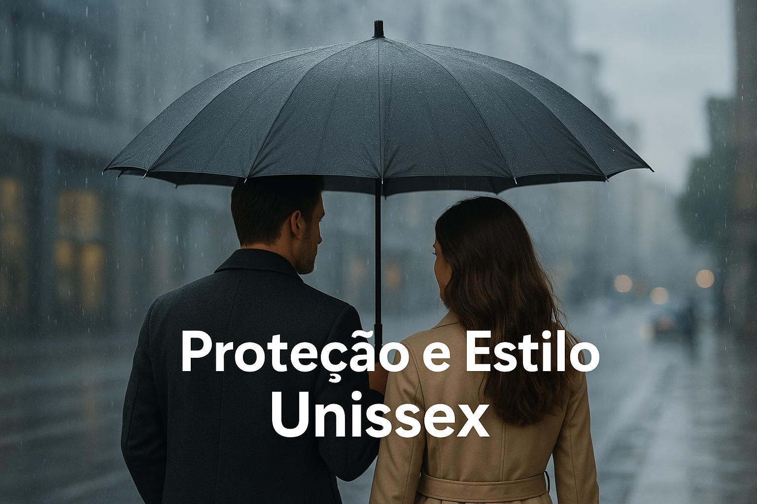 Guarda-Chuva Grande Duplo Reforçado: Proteção e Estilo Unissex
