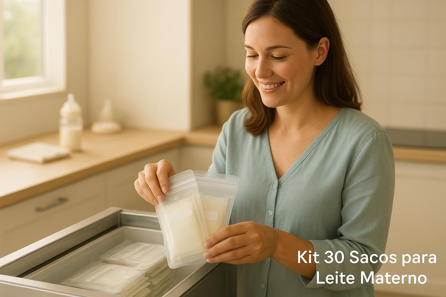 Kit 30 Sacos para Leite Materno: Armazenamento Seguro e Prático
