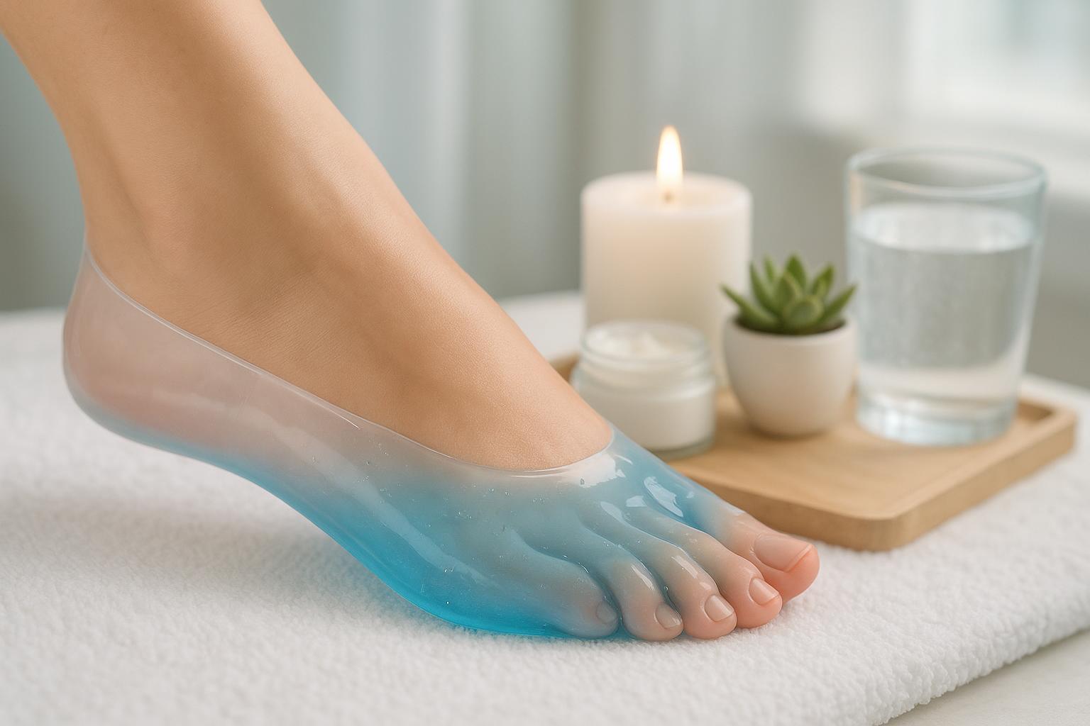 Meias de Silicone: Fim dos Pés Rachados com Tratamento de Spa