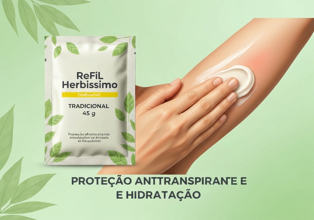 Refil Herbissimo Tradicional: Proteção antitranspirante e cuidado