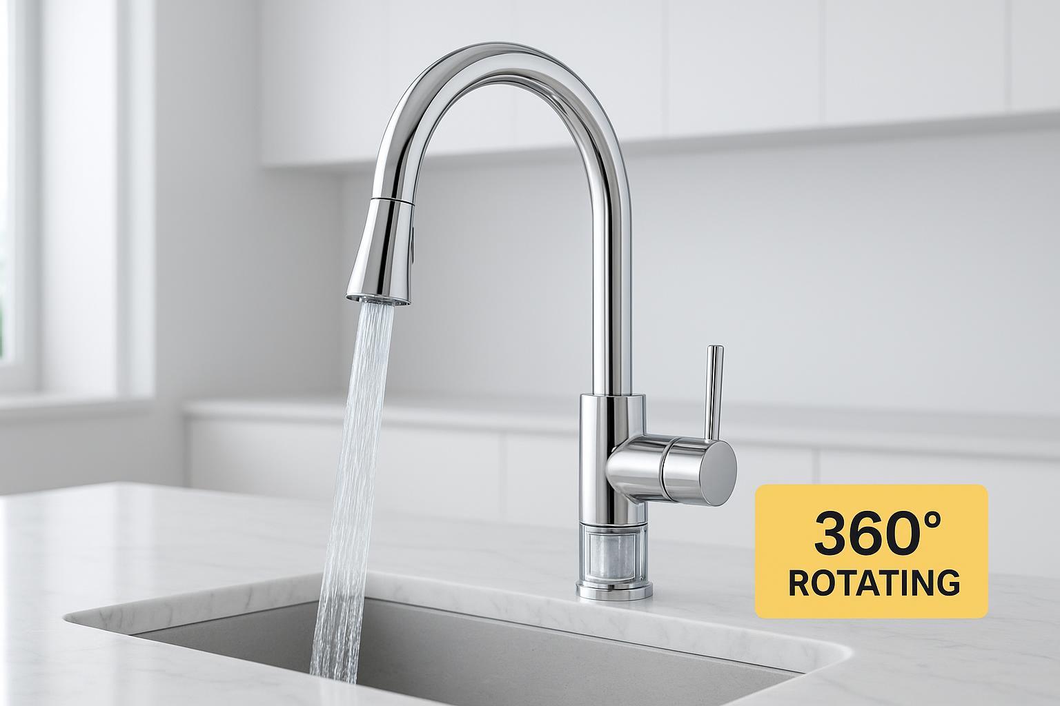 Torneira de cozinha giratória 360° com filtro veja a promoção